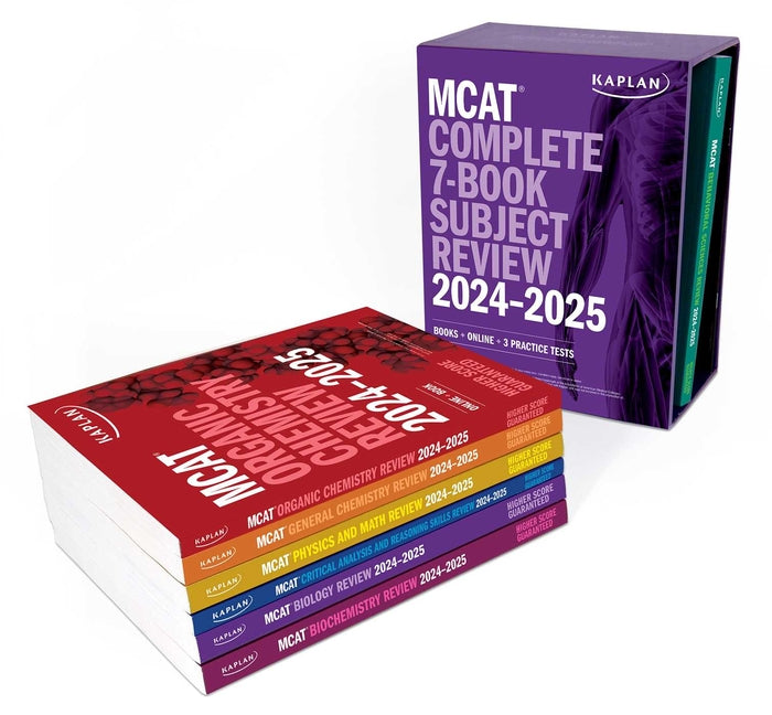Book cover for MCAT Complete 7-Book Subject Review 2024-2025, Set Includes Books, Online Prep, 3 Practice Tests