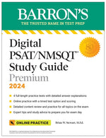 Book cover for Digital Psat/NMSQT Study Guide Premium, 2024: 4 Practice Tests + Comprehensive Review + Online Practice