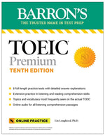 Book cover for Toeic Premium: 6 Practice Tests + Online Audio, Tenth Edition