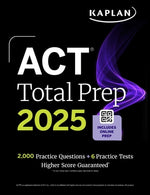 Book cover for ACT Total Prep 2025: Includes 2,000+ Practice Questions + 6 Practice Tests