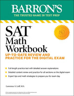 Book cover for SAT Math Workbook: Up-To-Date Practice for the Digital Exam
