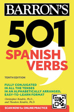 Book cover for 501 Spanish Verbs, Tenth Edition