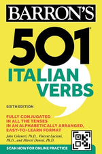 Book cover for 501 Italian Verbs, Sixth Edition