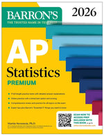 Book cover for AP Statistics Premium, 2026: Prep Book with 9 Practice Tests + Comprehensive Review + Online Practice