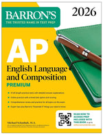Book cover for AP English Language and Composition Premium, 2026: Prep Book with 8 Practice Tests + Online Practice