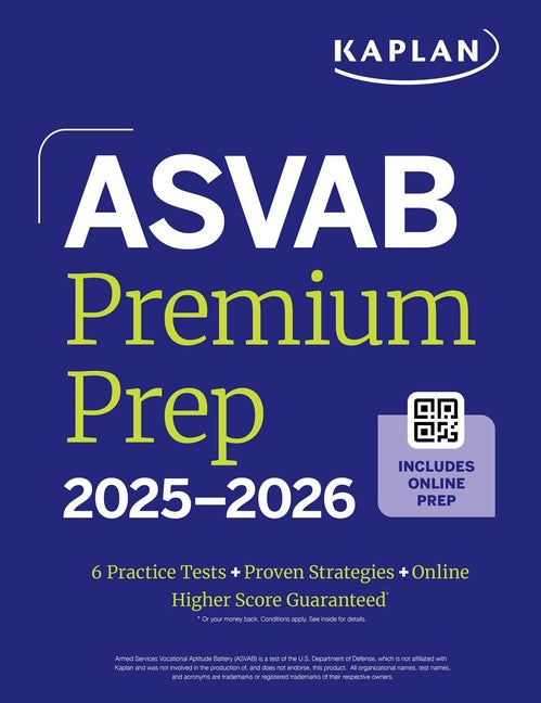 Book cover for ASVAB Premium Prep 2025-2026
