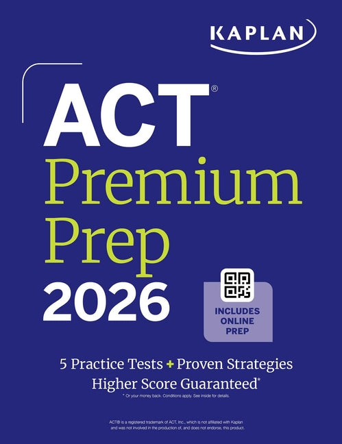 Book cover for ACT Premium Prep 2026