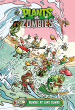 Book cover for Plants vs. Zombies Volume 10: Rumble at Lake Gumbo