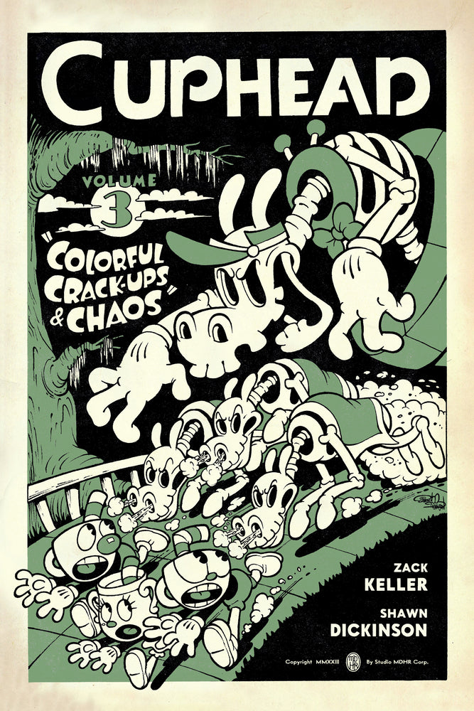 Book cover for Cuphead Volume 3: Colorful Crack-Ups & Chaos