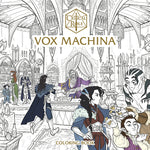 Book cover for Critical Role: Vox Machina Coloring Book
