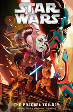 Book cover for Star Wars: The Prequel Trilogy Graphic Novel