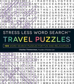 Book cover for Stress Less Word Search - Travel Puzzles: 100 Word Search Puzzles for Fun and Relaxation