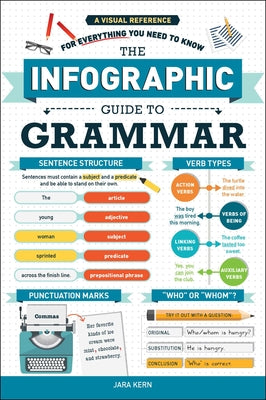 Book cover for The Infographic Guide to Grammar: A Visual Reference for Everything You Need to Know