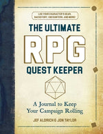 Book cover for The Ultimate RPG Quest Keeper: A Journal to Keep Your Campaign Rolling