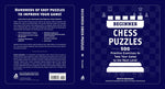 Book cover for Beginner Chess Puzzles: 500 Practice Exercises to Take Your Game to the Next Level