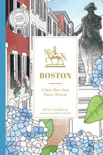 Book cover for Boston: A Color-Your-Own Travel Journal