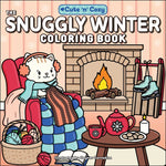 Book cover for Snuggly Winter Coloring Book