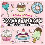 Book cover for Sweet Treats Mini Coloring Book