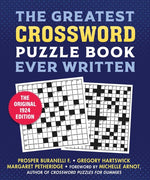 Book cover for Greatest Crossword Puzzle Book Ever Written: The Original 1924 Edition