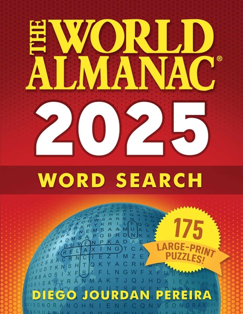 Book cover for World Almanac 2025 Word Search: 175 Large-Print Puzzles!