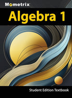 Book cover for Algebra 1 Textbook, Mometrix, Student Edition
