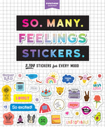 Book cover for So. Many. Feelings Stickers.: 2,700 Stickers for Every Mood