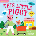 Book cover for Indestructibles: This Little Piggy: Chew Proof - Rip Proof - Nontoxic - 100% Washable (Book for Babies, Newborn Books, Safe to Chew)