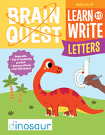 Book cover for Brain Quest Learn to Write: Letters