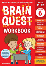 Book cover for Brain Quest Workbook: 6th Grade Revised Edition