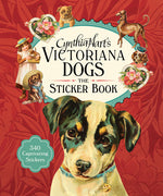 Book cover for Cynthia Hart's Victoriana Dogs: The Sticker Book: 340 Captivating Stickers