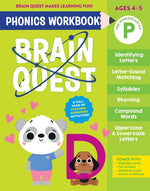Book cover for Brain Quest Phonics Workbook: Pre-Kindergarten: Volume 1