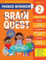 Book cover for Brain Quest Phonics Workbook: Grade 2