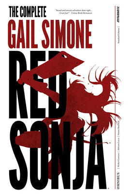 Book cover for The Complete Gail Simone Red Sonja Oversized Ed. Hc