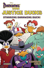 Book cover for Justice Ducks: Starring Darkwing Duck!