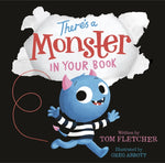 Book cover for There's a Monster in Your Book: A Funny Monster Book for Kids and Toddlers
