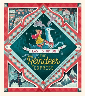 Book cover for Last Stop on the Reindeer Express: An Interactive Christmas Book for Kids and Toddlers