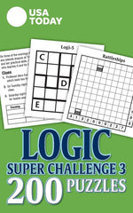 Book cover for USA Today Logic Super Challenge 3: 200 Puzzles