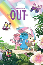 Book cover for Out Side: Trans & Nonbinary Comics