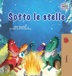 Book cover for Under the Stars (Italian Children's Book): Italian children's book