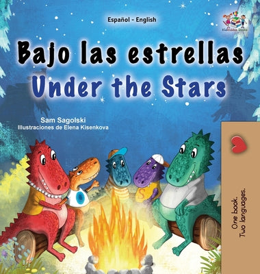 Book cover for Under the Stars (Spanish English Bilingual Kid's Book): Bilingual children's book