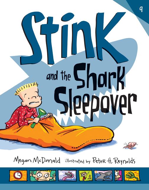 Book cover for Stink and the Shark Sleepover