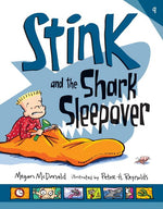 Book cover for Stink and the Shark Sleepover
