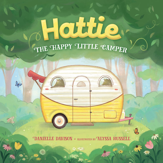 Book cover for Hattie, the Happy Little Camper