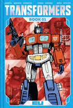 Book cover for Transformers Deluxe Edition Book One