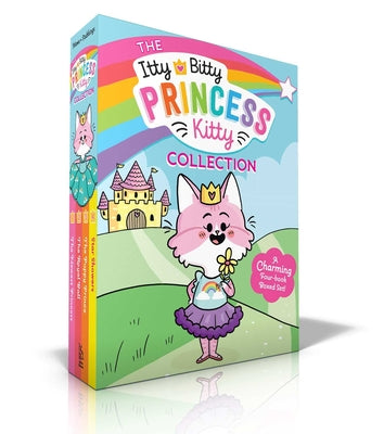 Book cover for The Itty Bitty Princess Kitty Collection (Boxed Set): The Newest Princess; The Royal Ball; The Puppy Prince; Star Showers