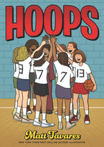 Book cover for Hoops: A Graphic Novel
