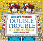Book cover for Where's Waldo? Double Trouble at the Museum: The Ultimate Spot-The-Difference Book