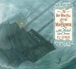 Book cover for The Boy Who Fell Off the Mayflower, or John Howland's Good Fortune
