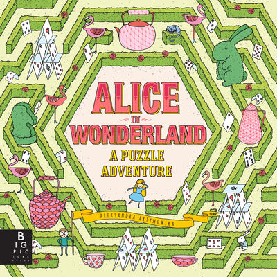 Book cover for Alice in Wonderland: A Puzzle Adventure