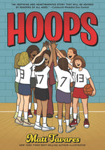 Book cover for Hoops: A Graphic Novel